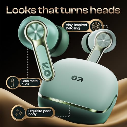 GOBOULT Raven in Ear TWS Earbuds with 70H Playtime, App Support, Quad Mic ENC, Dual Device Pairing, 10mm Bass Driver, 50ms Ultra Low Latency, Bluetooth 5.4 Wireless Earbuds (Ice Mint) - Image 5