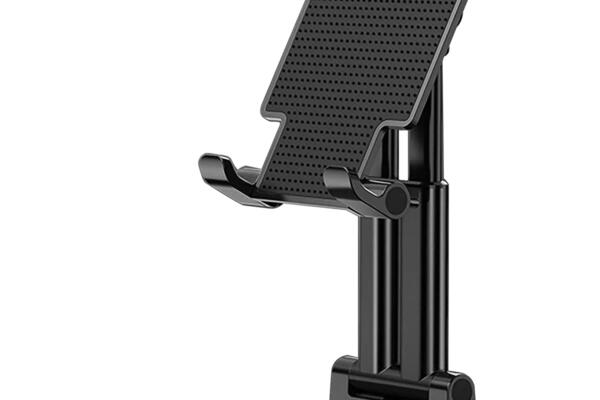 WeCool T2 Foldable and Portable Tabletop Mobile Stand with Stable Base,Height and View Angle Adjustable Phone Stand,Ideal Mobile Holder for Smartphones,Tablets, Kindles