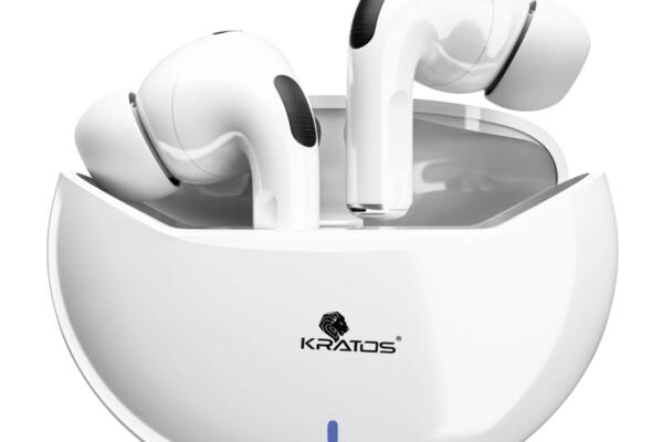 Kratos TW02 Ear Buds Wireless with 30H Playtime, Noise Isolation & Clear Calls, Bluetooth Earbuds with Voice Assistant, Ear Buds with Bluetooth V 5.3 & with Type C Fast Charging, IPX5 TWS Earphones