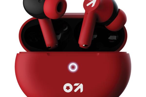 GOBOULT K40 True Wireless in Ear Earbuds with 48H Playtime, Clear Calling 4 Mics, 45ms Low Latency Gaming, 13mm Bass Drivers, Type-C Fast Charging, Bluetooth 5.3 Ear Buds (Berry Red)