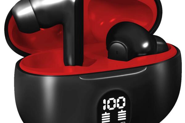 Kratos Cube Ear Buds Wireless with 30H Playtime, Noise Isolation & Clear Calls, Bluetooth Earbuds with Voice Assistant, Ear Buds with Bluetooth V 5.3 & with Type C Fast Charging, IPX4 TWS Earphones