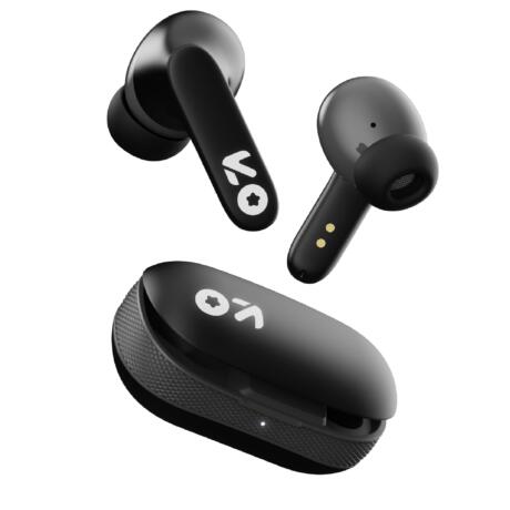 GOBOULT Y1 Ear Buds Wireless with 50Hr Playtime, Clear Calling ENC Mic, Low Latency Made in India, Gaming, 10mm Bass Drivers Earbuds Buds TWS Bluetooth (Black)