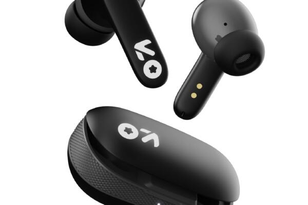 GOBOULT Y1 Ear Buds Wireless with 50Hr Playtime, Clear Calling ENC Mic, Low Latency Made in India, Gaming, 10mm Bass Drivers Earbuds Buds TWS Bluetooth (Black)