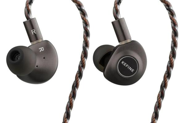 HZNXEPX Kefine Delci Earphones in Ear Monitor,10mm DLC+PU Diaphragm Dynamic Driver IEMs Wired Earbuds,3.5mm Plug Headphones with S/M/L Ear Bud Tips Used for Gaming,Singers