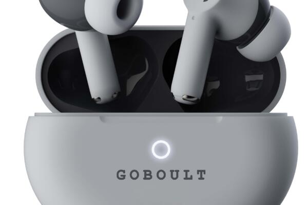 GOBOULT K40 True Wireless in Ear Earbuds with 48H Playtime, Clear Calling 4 Mics, 45ms Low Latency Gaming, 13mm Bass Drivers, Type-C Fast Charging, Bluetooth 5.3 Ear Buds (Ivory White)
